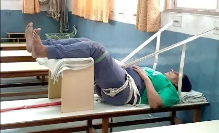Rope & Belt Therapy For Spondylosis
